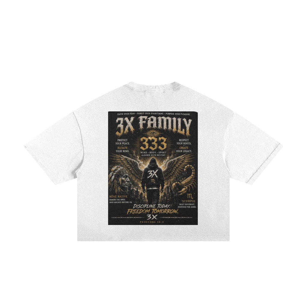 3xMadeFrom Destruction Tee Black n White (Gold ) ODMPOD