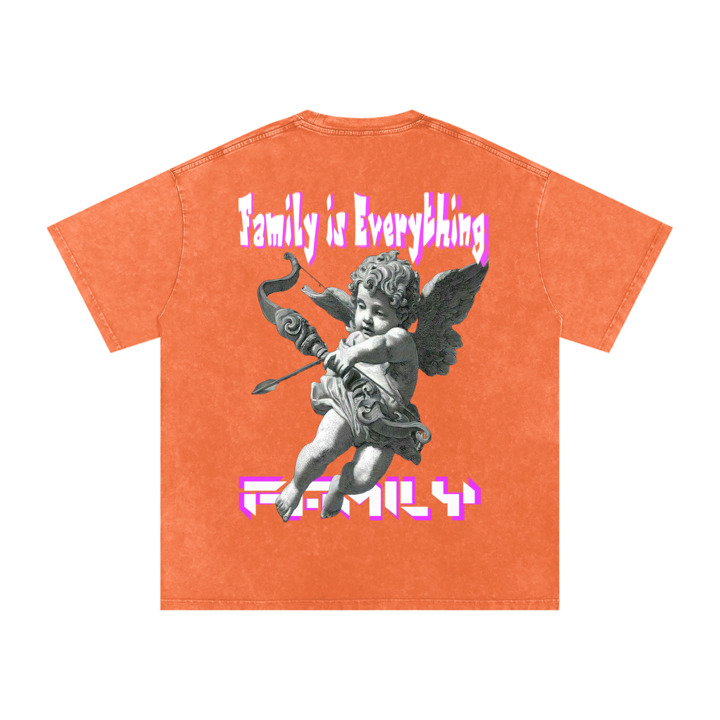 Family is everything Oversized Cotton T-Shirt ODMPOD