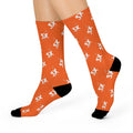 3X Splatter Socks - Orange Printify