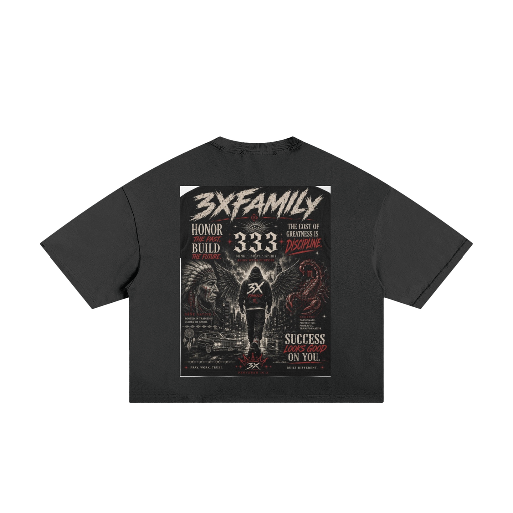 3xMadeFrom Destruction Tee Black n White (Red ) ODMPOD