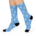3X Splatter Socks - Blue Printify