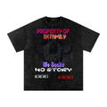 Snow Washed Oversized Cotton T-Shirt ODMPOD