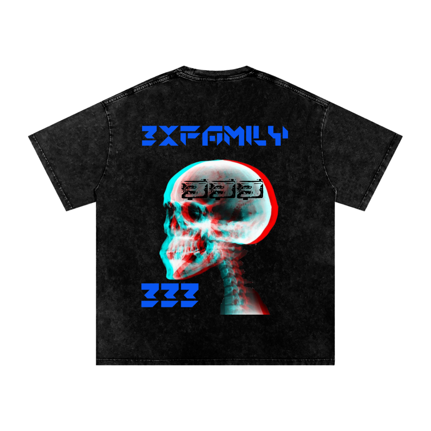 Snow Washed Oversized Cotton T-Shirt ODMPOD