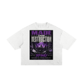 3xMadeFrom Destruction Tee Black n White (Purple ) ODMPOD