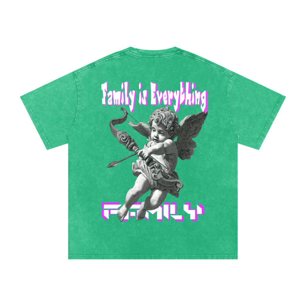Family is everything Oversized Cotton T-Shirt ODMPOD