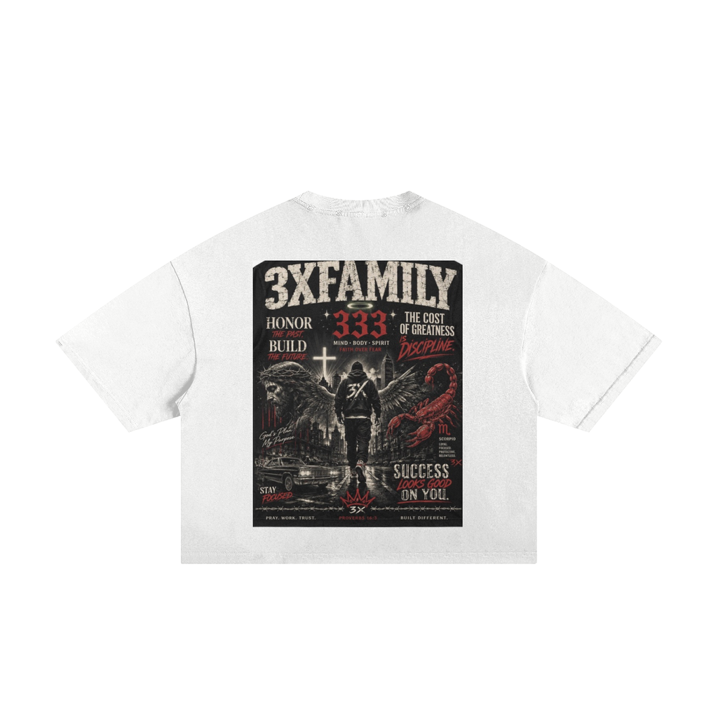 3xMadeFrom Destruction Tee Black n White (Red ) ODMPOD