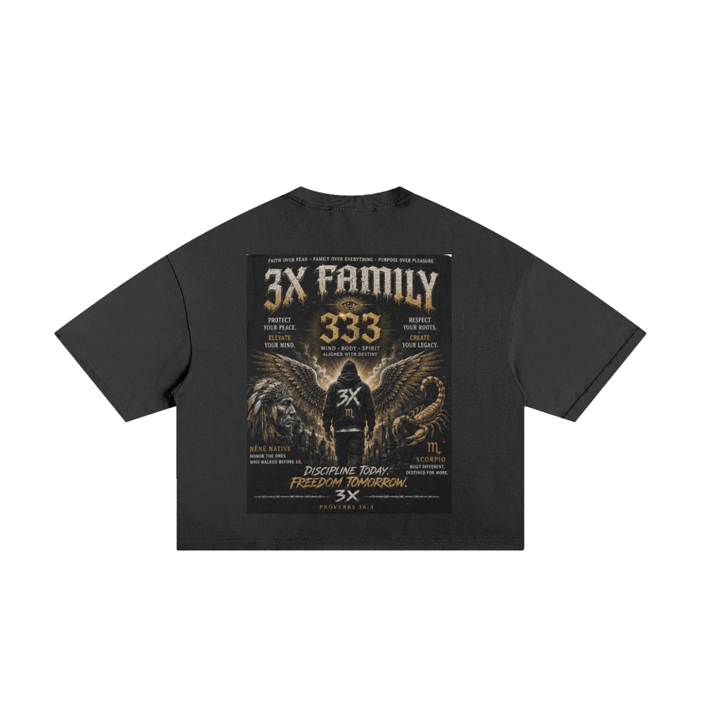 3xMadeFrom Destruction Tee Black n White (Gold ) ODMPOD
